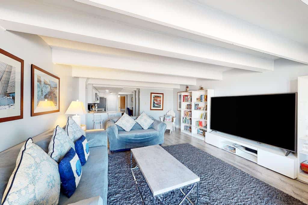 Grand oceanfront home with multiple decks, beach access, W/D & AC