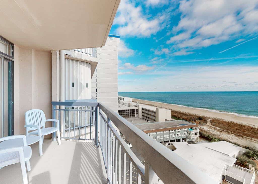 Beachfront condo with bay/ocean views, outdoor pool, & tennis courts