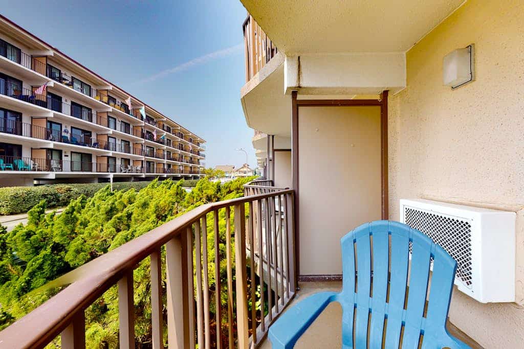 Ocean block condo in Ocean City with balcony & steps to the beach
