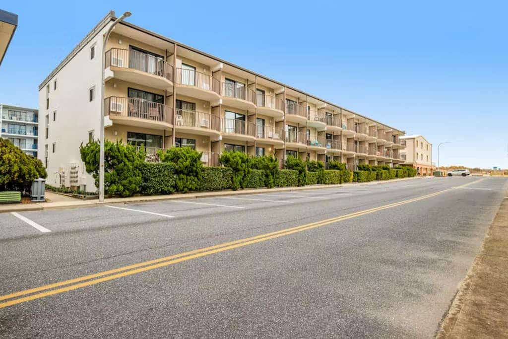 Ocean block condo in Ocean City with balcony & steps to the beach