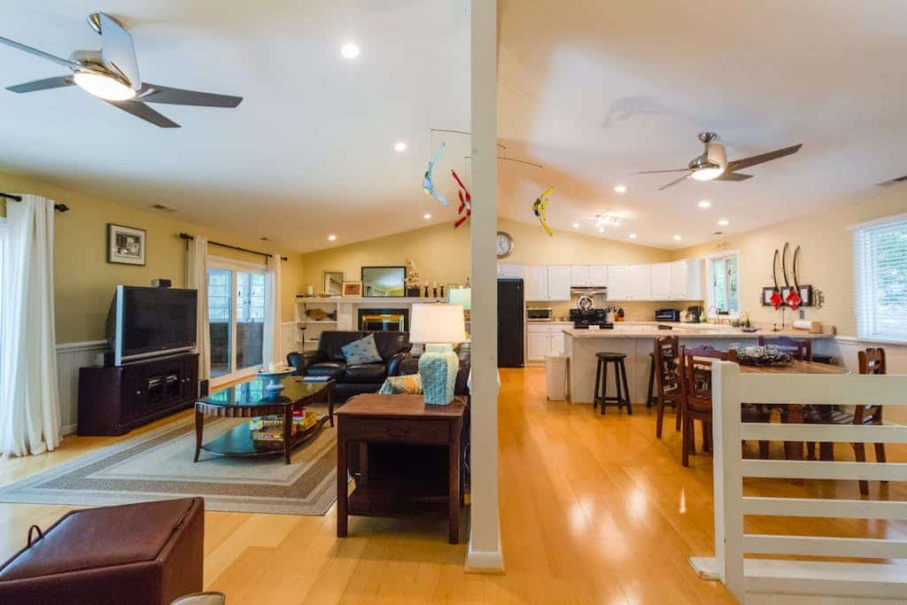 Spacious Two-Story Home with Full Kitchen, Balcony & Outdoor Fire Pit
