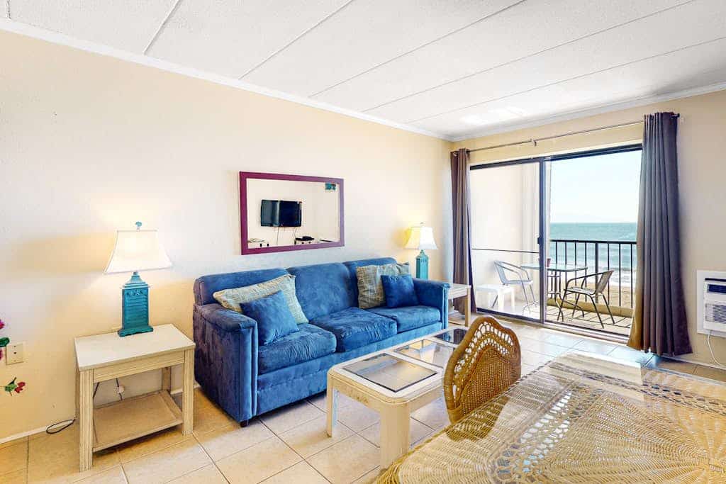 Oceanfront East Winds Condo w/ Ocean View, Balcony, W/D & Direct Beach Access