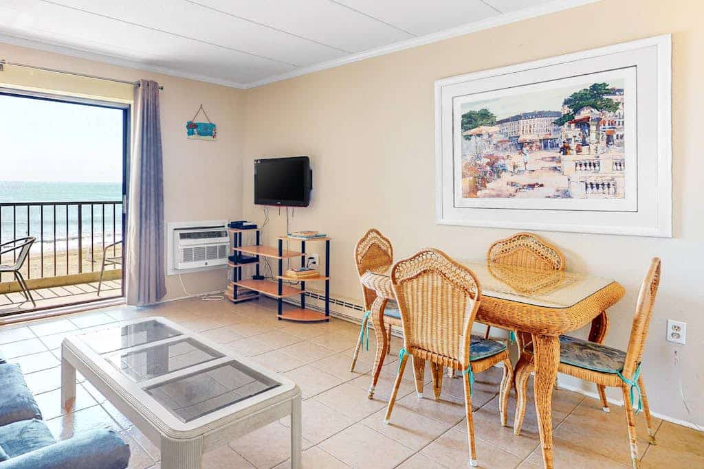 Oceanfront East Winds Condo w/ Ocean View, Balcony, W/D & Direct Beach Access