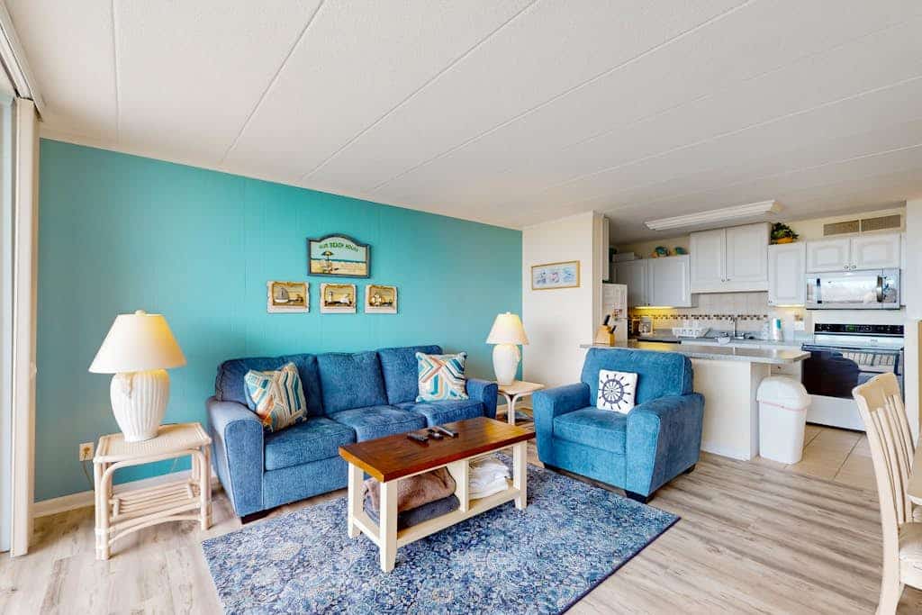 Oceanfront oasis w/ great views, central AC, shared pool, & beach access