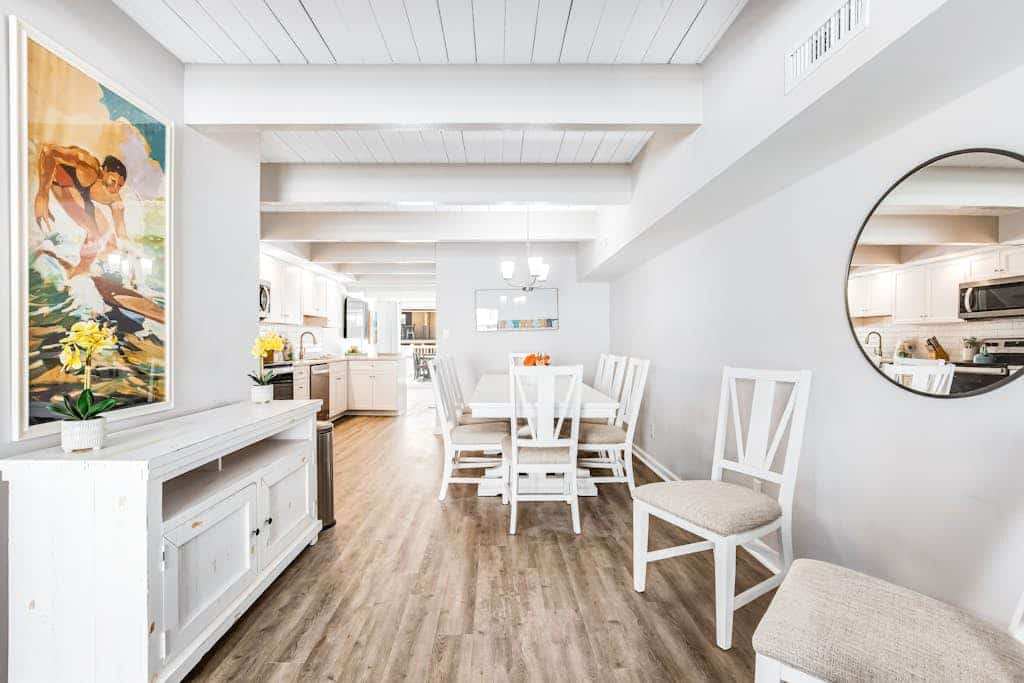 Spacious townhouse with ocean view, private beach area, pool access, W/D & AC