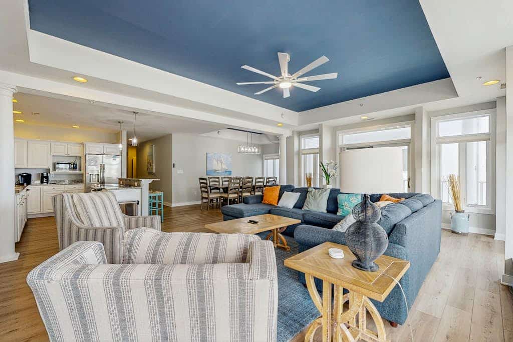 Bright, Modern Beach Home Steps From Water w/Ocean Views, Central AC, WiFi, W/D
