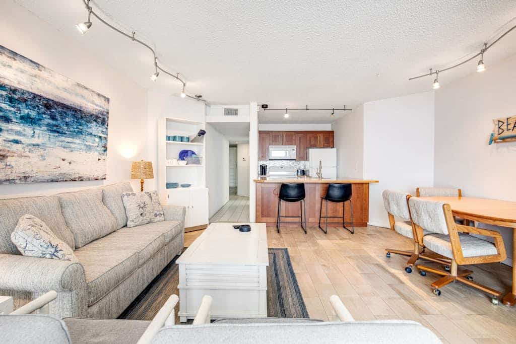 Newly Updated, Oceanfront Condo with New AC, WiFi, Balcony & Shared Pool