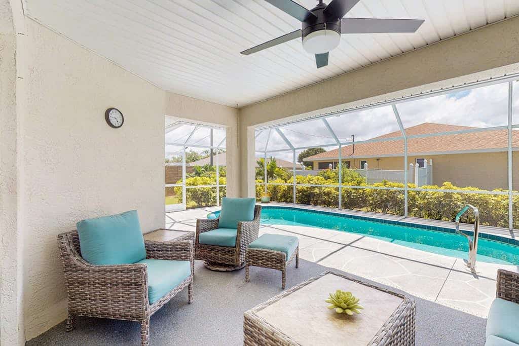 Spacious home with private saltwater heated pool, gas grill, close to the beach