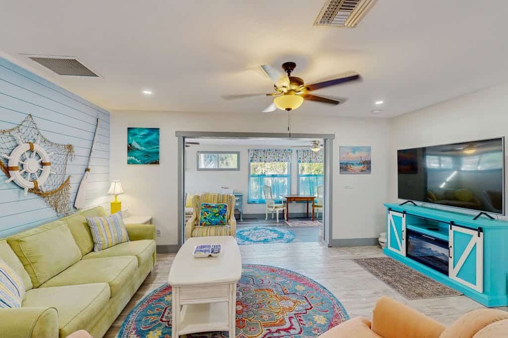 Ground floor, dog-friendly home with access to beautiful Gulf beaches and trails