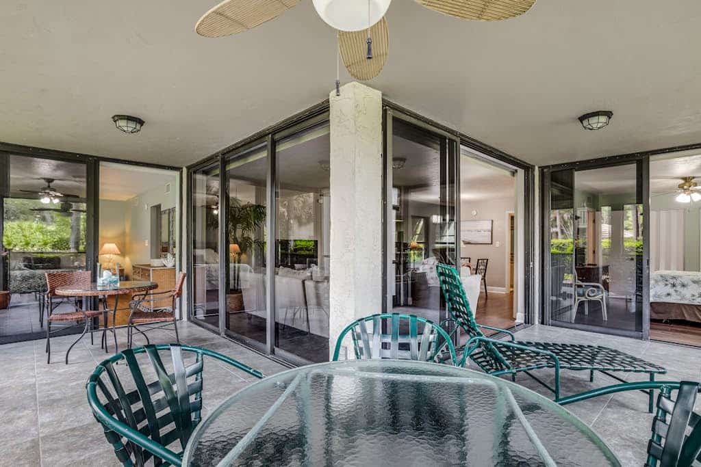 Spacious, air-conditioned condo with private W/D, beach shuttle, & central AC