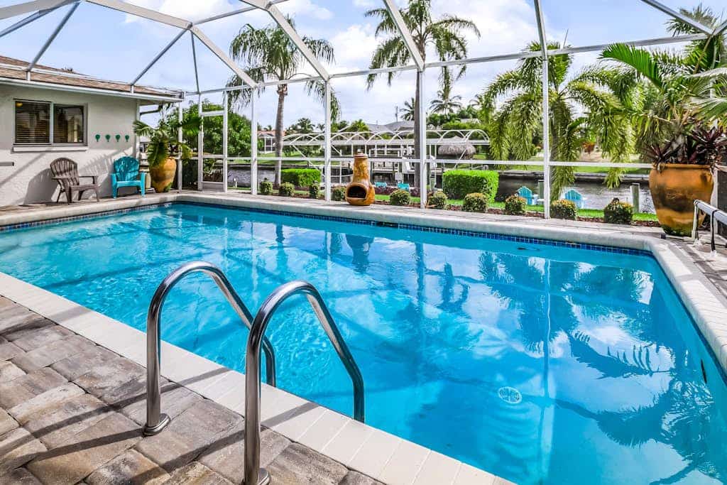 Canal-front home w/ private pool, hot tub, dock & kayaks/paddleboards -1 dog OK