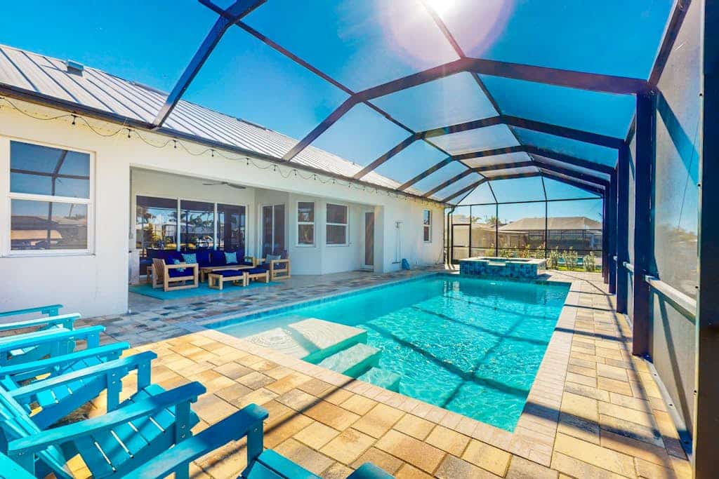 Luxurious waterfront home - lovely water views, private pool, lenai patio