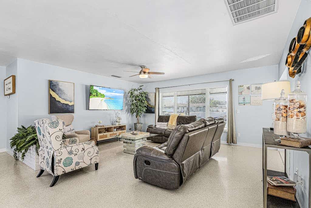 Updated Waterfront Escape | Dock & Easy Gulf Access | Walk to Beach & Tennis