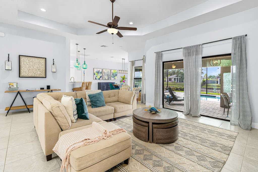 Dog-friendly (hypoallergenic), Heated pool, Game Room,  Smart T.V.'s and More