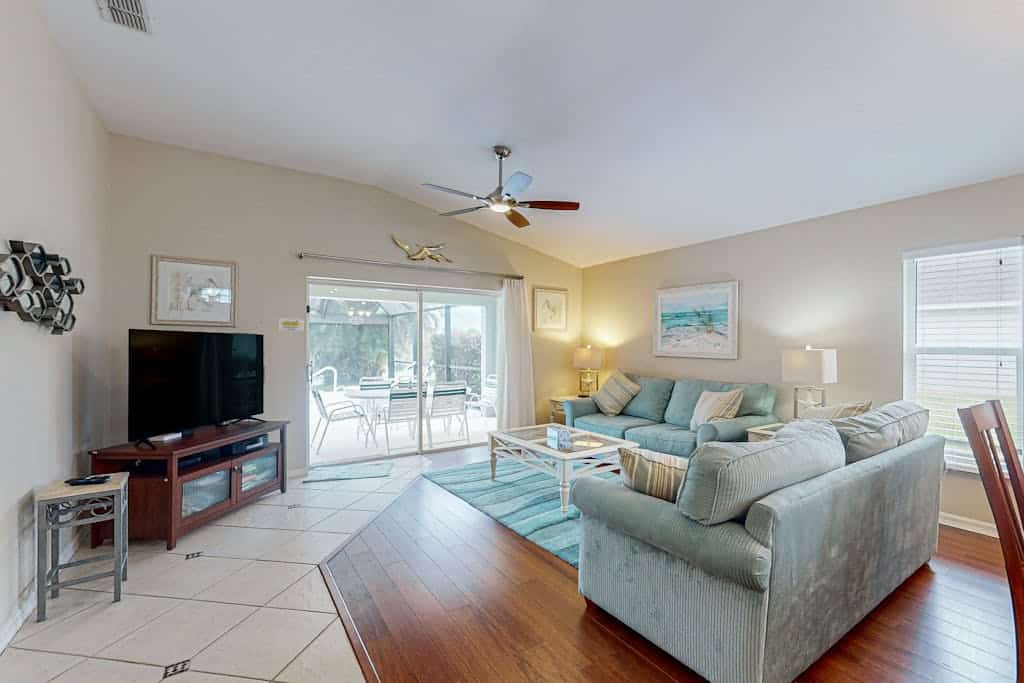 Waterside Home with Private Covered Pool & Patio - Golf Courses Nearby