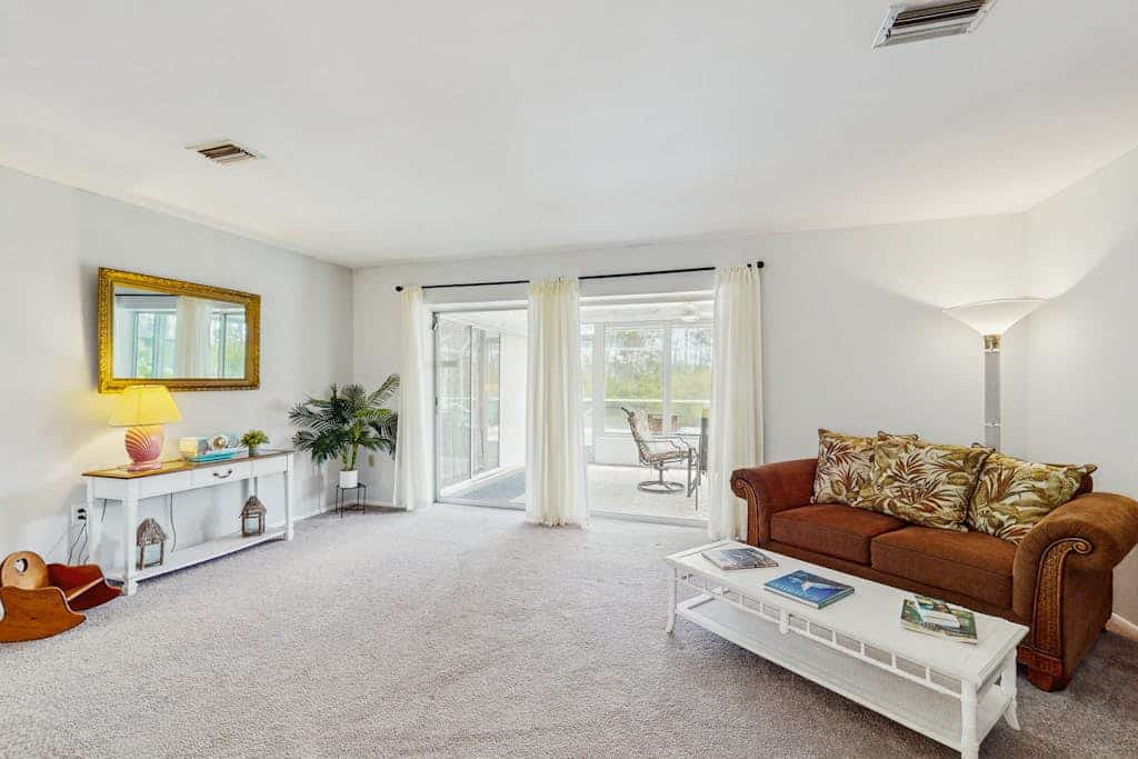 Waterfront & ground-floor home with free WiFi, dock, pool, & central AC