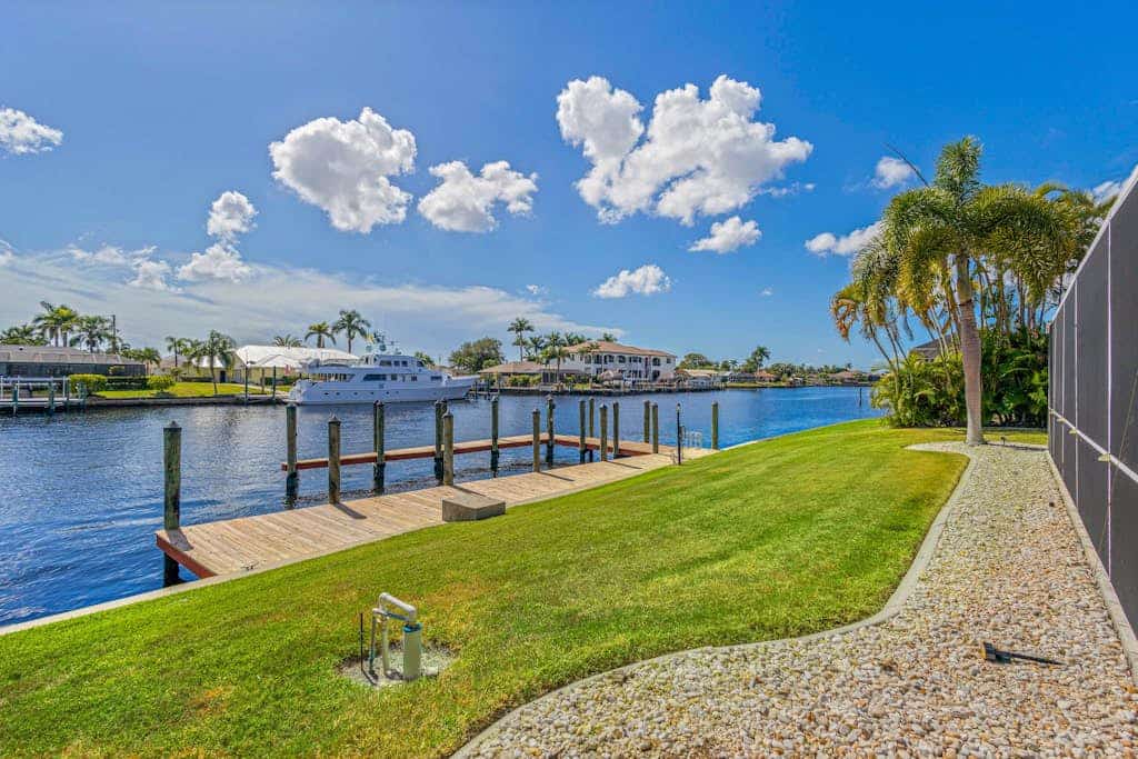 Dog friendly house with private pool, large dock, and Gulf access