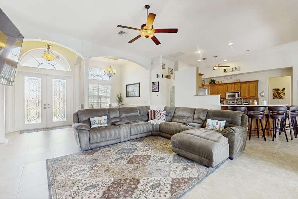 Beautiful home with private pool, waterfront views & home theater