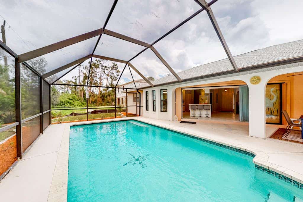 Dog-Friendly Pool Retreat with Lanai, Grill & Central Location