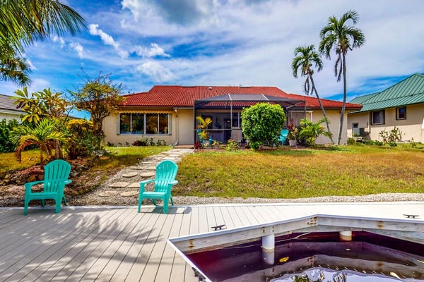 Waterfront Home with Private Dock & Enclosed Lanai - Near Residence Beach