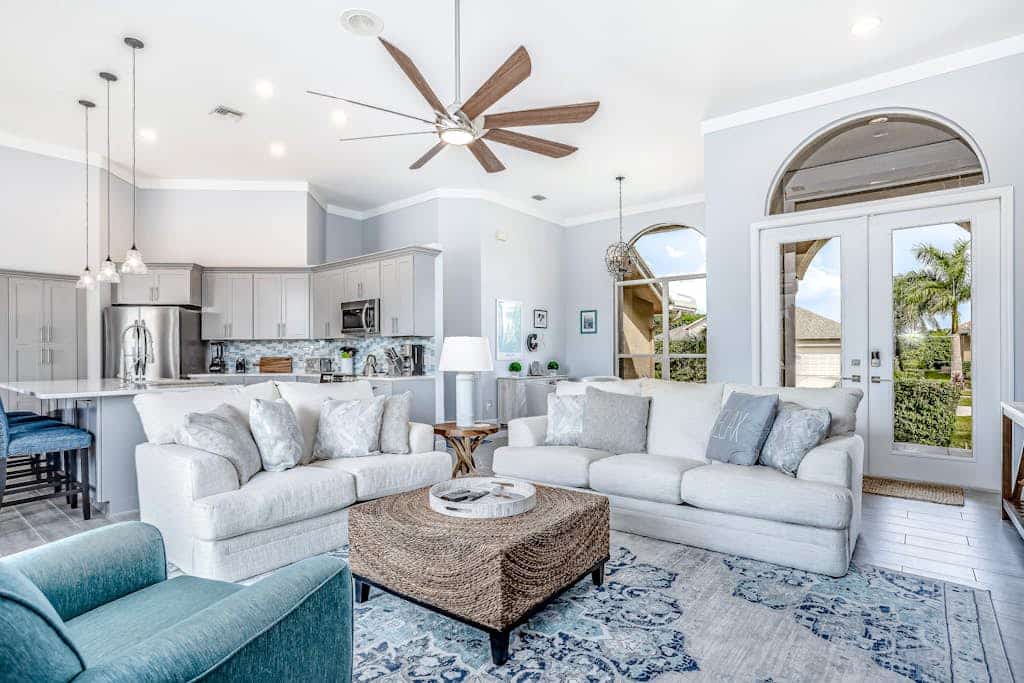Modern, canal-front home with amazing views, private pool, central AC, fast WiFi