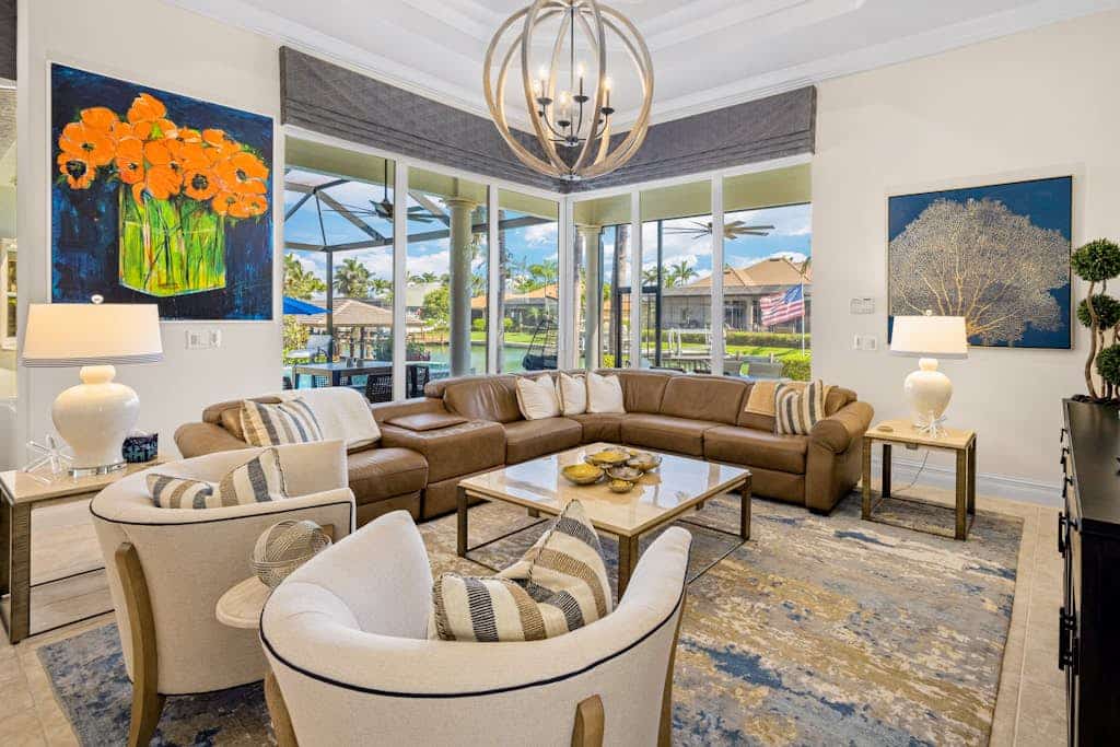 Luxe home near the water with private heated pool, pool spa, grill, firepit, AC