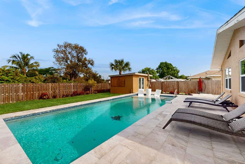 NEW POOL: Dog-friendly home close to Gulf with fenced yard, snowbirds friendly