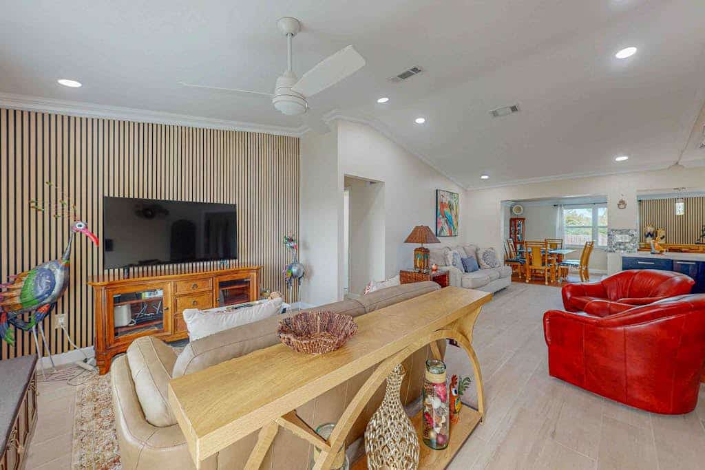NEW POOL: Dog-friendly home close to Gulf with fenced yard, snowbirds friendly