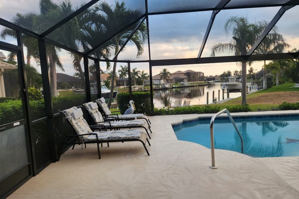 Waterfront Bliss with Private Pool & Gulf Access