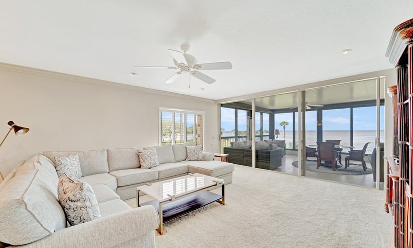 Gated Riverfront Condo w/Snowbird Appeal – 30-Day Stay Required