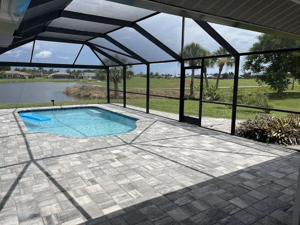 Canal-front home with private pool, grill, patio, AC, W/D & gorgeous views