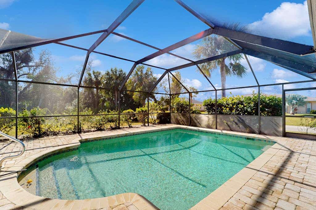 Sunny Snowbird Retreat with a Pool, Furnished Lanai, & Prime Corner Lot