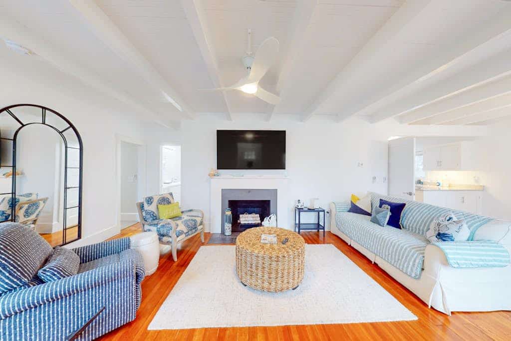 Inviting home + apartment near beach with furnished deck, yard, & grill