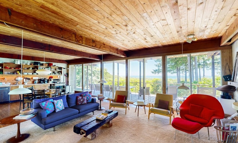 Iconic Mid-Century Home with Gorgeous Ocean Views, Private Pool & Decks