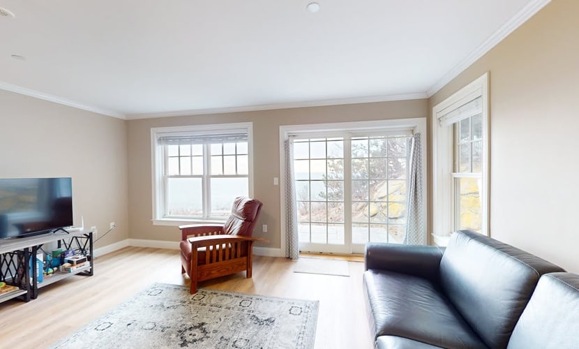 Sleek, modern home with central AC - steps to private beach & near trail