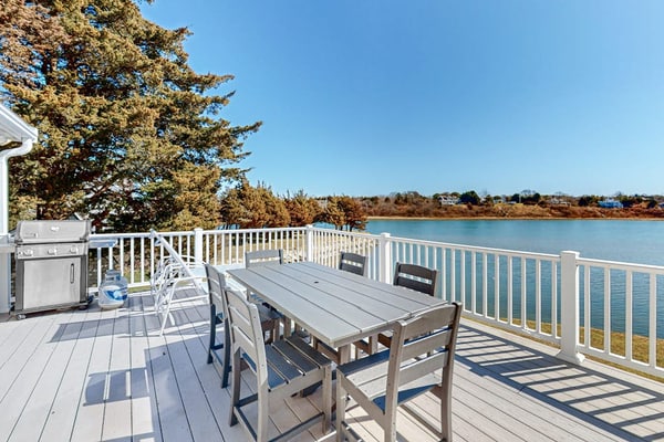 Updated Waterfront Gem on Saltwater Town Cove w/ Private Dock & Sunrise Views