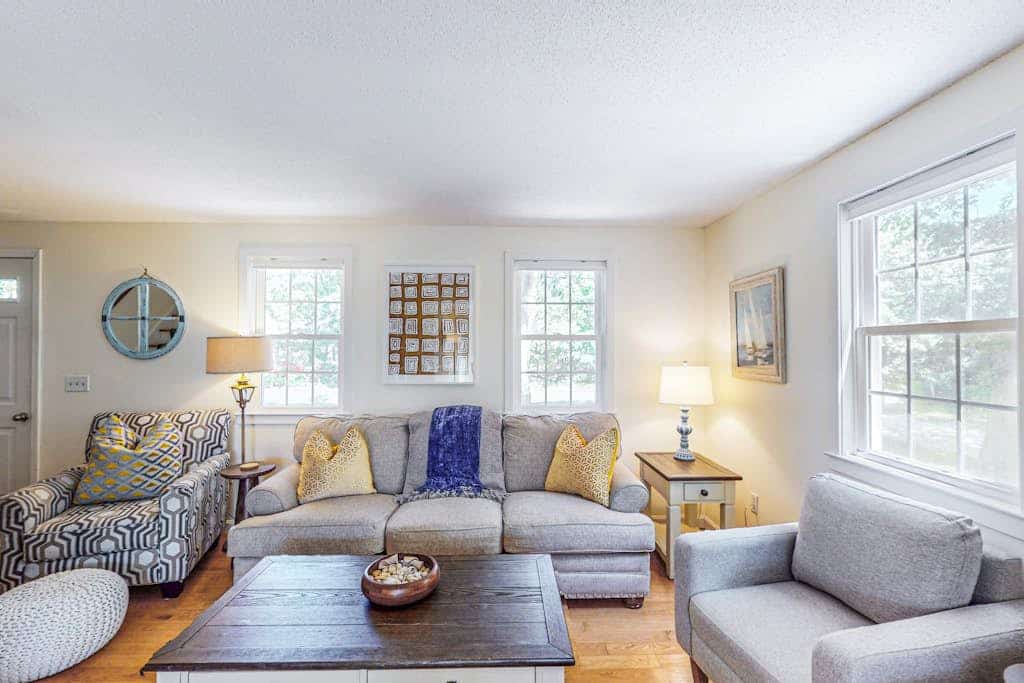Dog-friendly home with enclosed yard & firepit - near Rail Trail & beaches