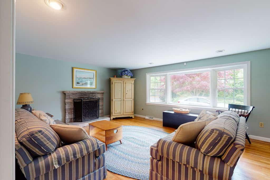 Family home with association beach access and elevated deck