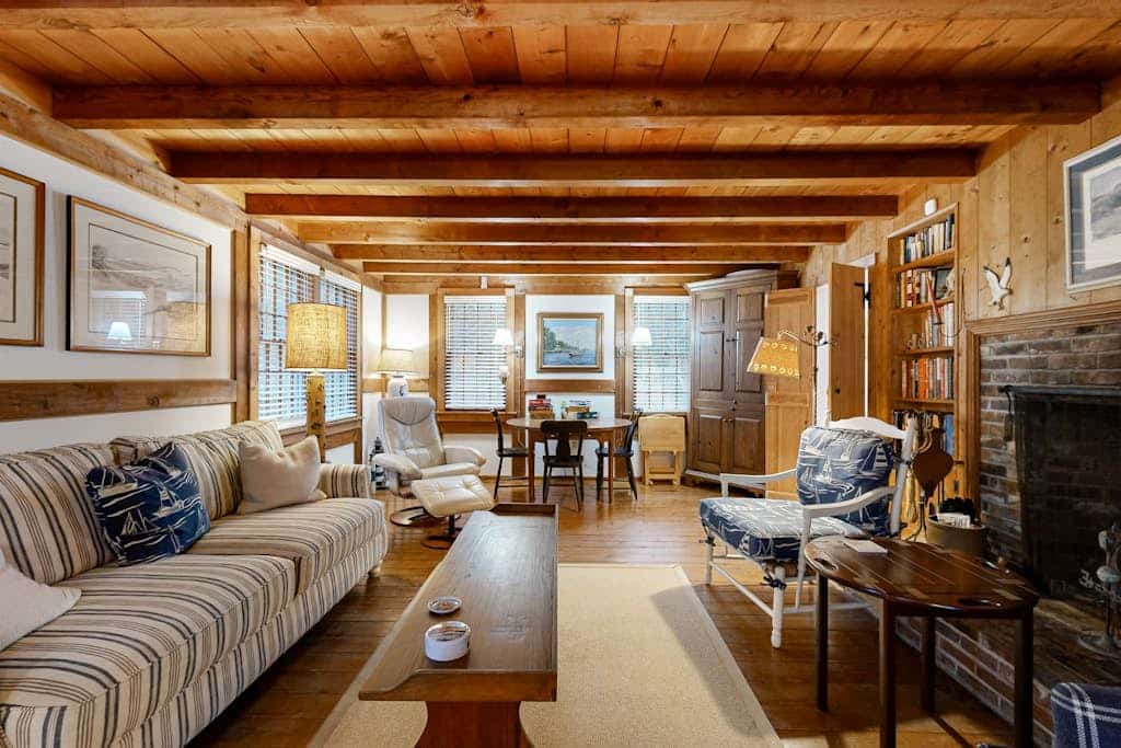 Quiet home near Pilgrim Lake with deck, W/D, AC, games, & large yard