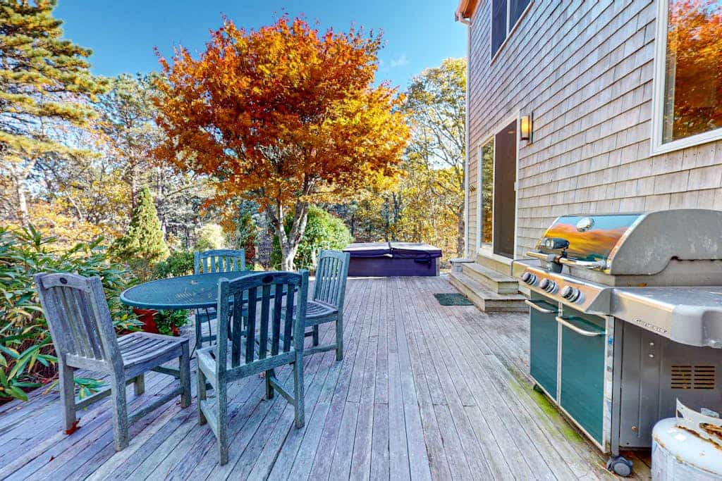 Dog-friendly, hilltop home near the beach with hot tub, firepit & gorgeous porch