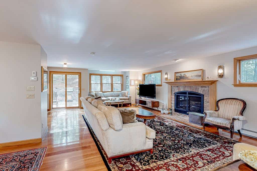 Expansive, dog-friendly home with sauna, decks & great location