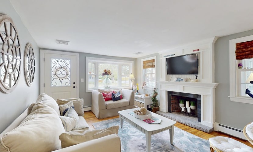 Relaxing family retreat with patio, bikes, fire pit, grill, & central AC