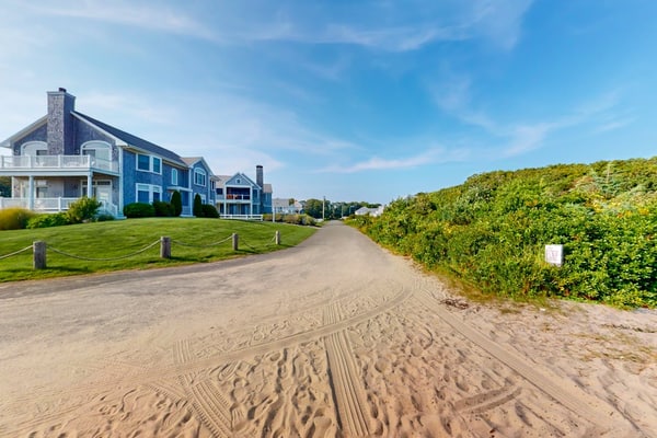 Gorgeously rebuilt Cape Cod estate with lovely grounds, walk to private beach