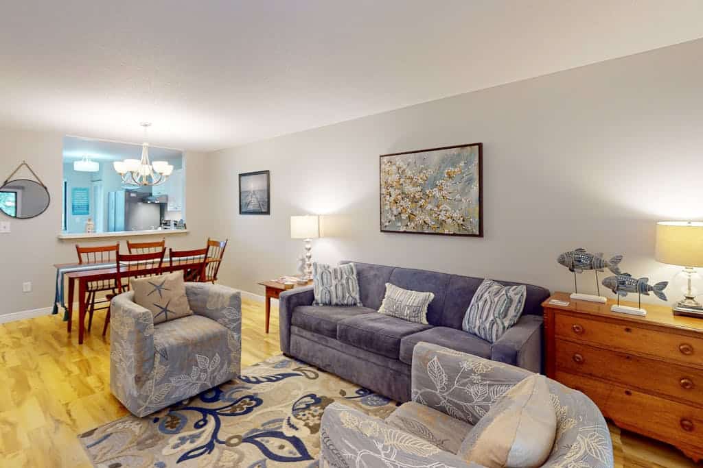 Ocean Edge Resort ground-floor condo with access to pools, hot tub, & tennis