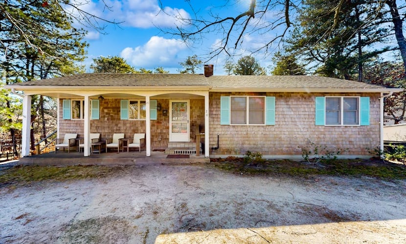 Light-filled home steps from Rail Trail - near pond, bay & ocean beaches