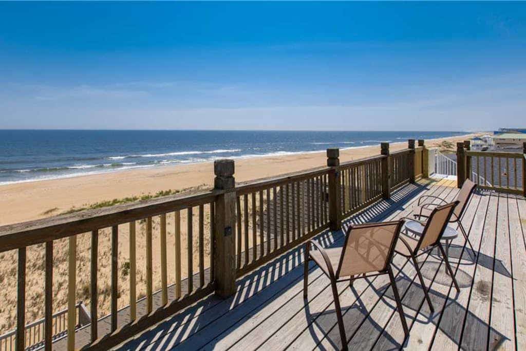 Oceanfront home with private pool, crow's nest deck, game room & fireplace