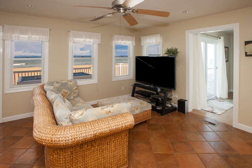 Oceanfront home with pool, hot tub, central AC, & furnished deck - near shopping