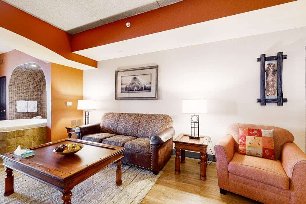 Resort condo on the River Walk with jetted tub & fireplace