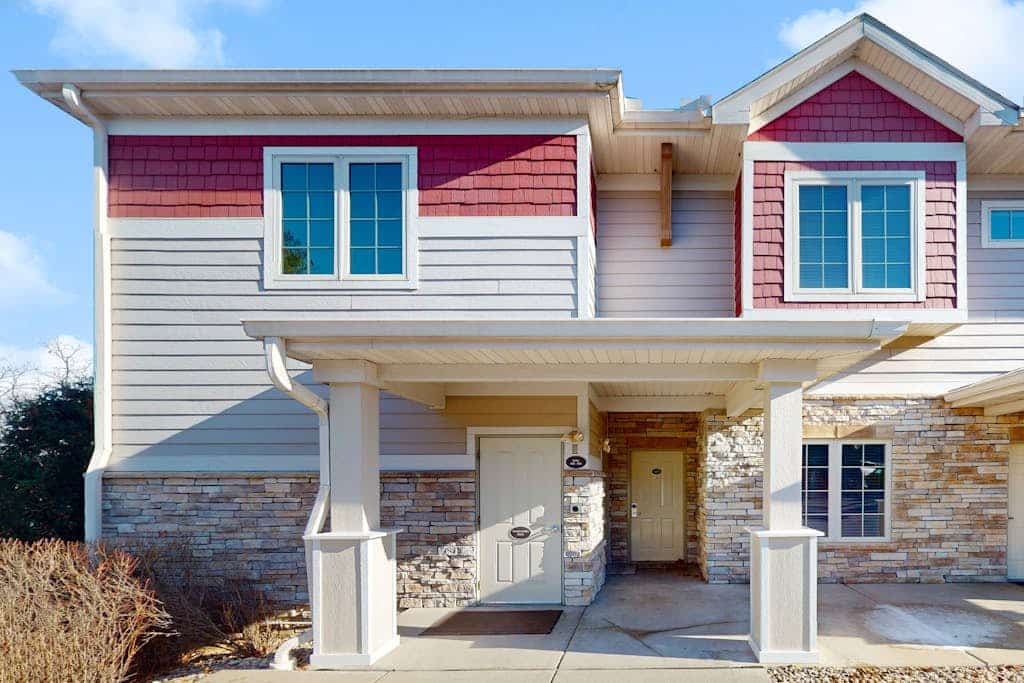 Experience laid-back lakefront living at this Delton Grand condo with pools
