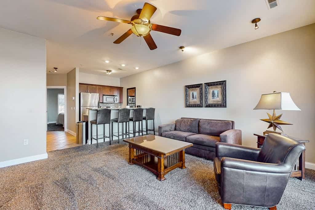 Lakefront condo at Delton Grand with pools & beach access